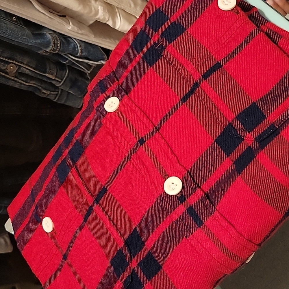 Mens long sleeve Flannel
